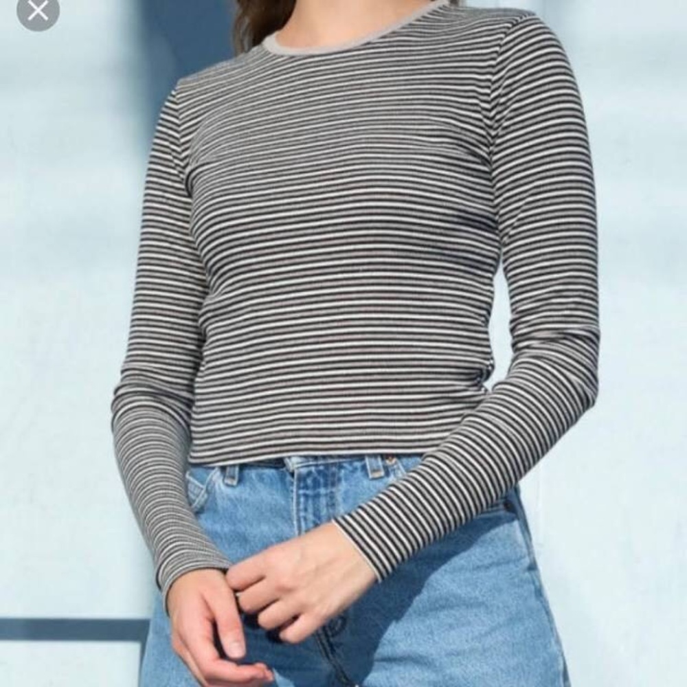 Brandy Melville Striped Santana Top